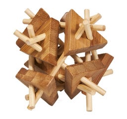 3D pusle Fridolin bamboo Pulkadega kolmnurgad hind ja info | Pusled | kaup24.ee