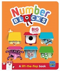 Numberblocks Big Numbers: A Lift the Flap Book цена и информация | Книги для малышей | kaup24.ee