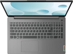 Lenovo IdeaPad 3 15IAU7, i3-1215U, 15.6" FHD IPS 300nits AG, 8GB DDR4, SSD 512, Intel UHD Graphics, Arctic Grey (82RK006LPB) цена и информация | Ноутбуки | kaup24.ee