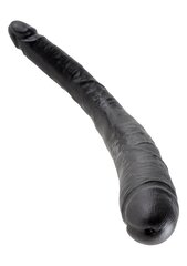 Topelt peenise simulaator King Cock Tapered, must, 40,6 cm цена и информация | Фаллоимитаторы | kaup24.ee