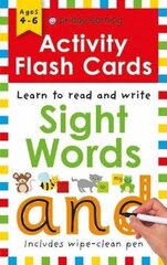 Activity Flash Cards Sight Words hind ja info | Väikelaste raamatud | kaup24.ee