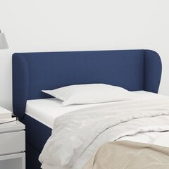 vidaXL voodipeats servadega, sinine, 83x23x78/88 cm, kangas hind ja info | Voodid | kaup24.ee