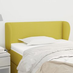 vidaXL voodipeats servadega, roheline, 103x23x78/88 cm, kangas hind ja info | Voodid | kaup24.ee