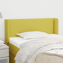 vidaXL voodipeats servadega, roheline, 83x16x78/88 cm, kangas hind ja info | Voodid | kaup24.ee