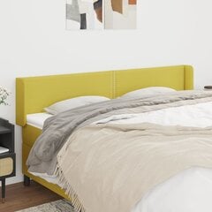 vidaXL voodipeats servadega, roheline, 163x16x78/88 cm, kangas hind ja info | Voodid | kaup24.ee
