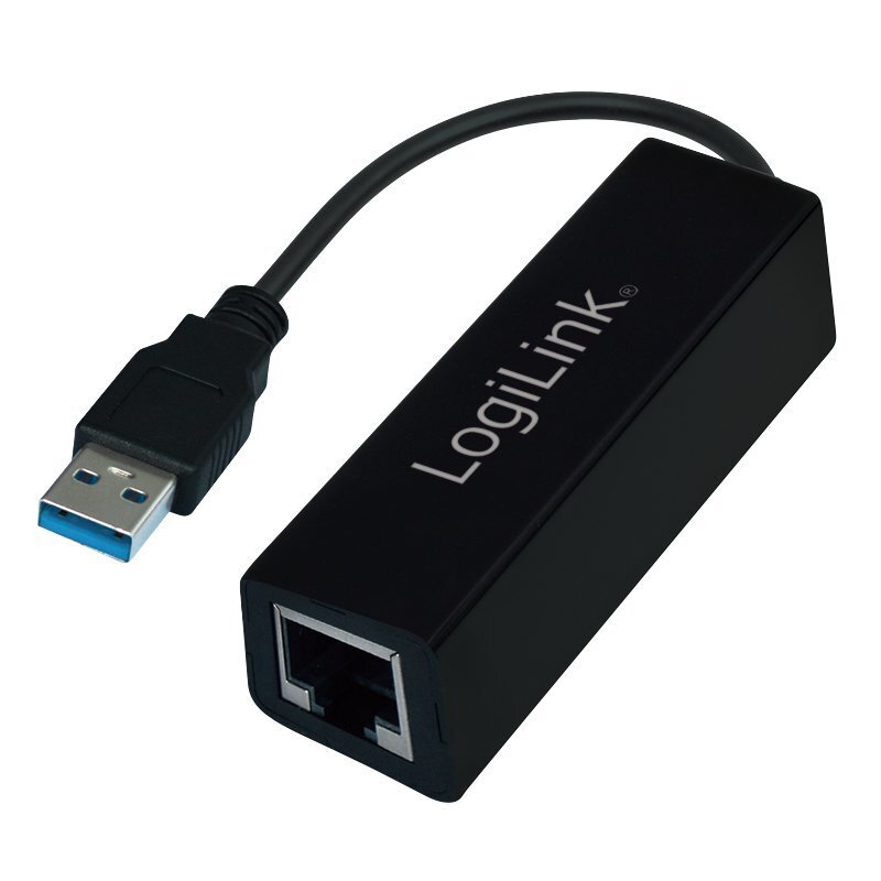 Adapter LogiLink Gigabit ethernet do Usb 3.0 цена и информация | USB jagajad, adapterid | kaup24.ee