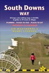 South Downs Way (Trailblazer British Walking Guides): Practical guide with 60 Large-Scale Walking Maps (1:20,000) & Guides to 49 Towns & Villages - Planning, Places To Stay, Places to Eat 2022 7th Revised edition цена и информация | Путеводители, путешествия | kaup24.ee