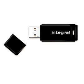 Mälupulk Integral Black 128GB USB3.0, Snap-on cap design, must цена и информация | Mälupulgad | kaup24.ee