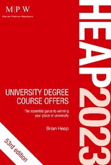 HEAP 2023: University Degree Course Offers 53rd Revised edition hind ja info | Eneseabiraamatud | kaup24.ee