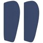 vidaXL voodipeats servadega, sinine, 163x23x78/88 cm, kangas hind ja info | Voodid | kaup24.ee