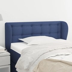 vidaXL voodipeats servadega, sinine, 93 x 23 x 78/88 cm, kangas цена и информация | Кровати | kaup24.ee