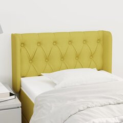 vidaXL voodipeats servadega, roheline, 83x16x78/88 cm, kangas hind ja info | Voodid | kaup24.ee