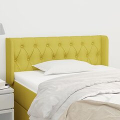 vidaXL voodipeats servadega, roheline, 93x16x78/88 cm, kangas hind ja info | Voodid | kaup24.ee