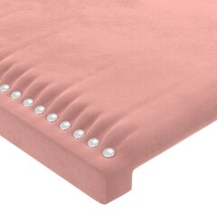 vidaXL voodipeatsid 4 tk, roosa, 80x5x78/88 cm, samet цена и информация | Кровати | kaup24.ee