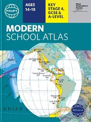 Philip's RGS Modern School Atlas: 100th edition цена и информация | Книги для подростков и молодежи | kaup24.ee