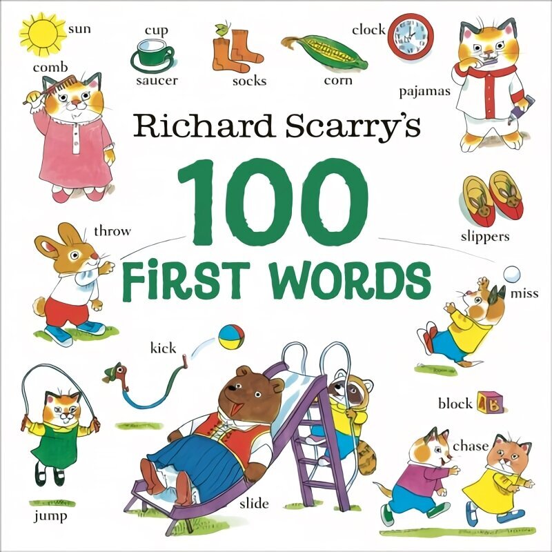 Richard Scarry's 100 First Words цена и информация | Väikelaste raamatud | kaup24.ee