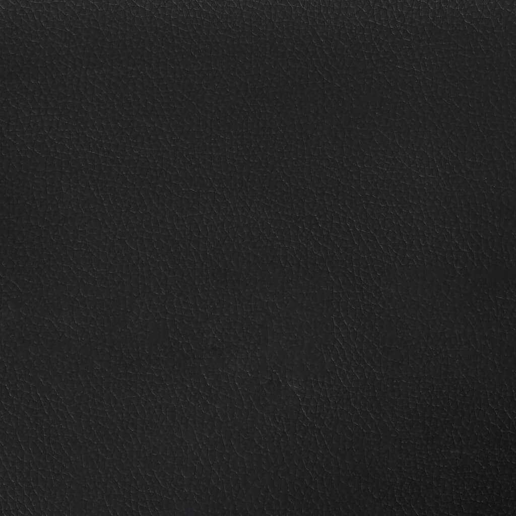 vidaXL voodipeats servadega, must, 83x23x78/88 cm, kunstnahk hind ja info | Voodid | kaup24.ee
