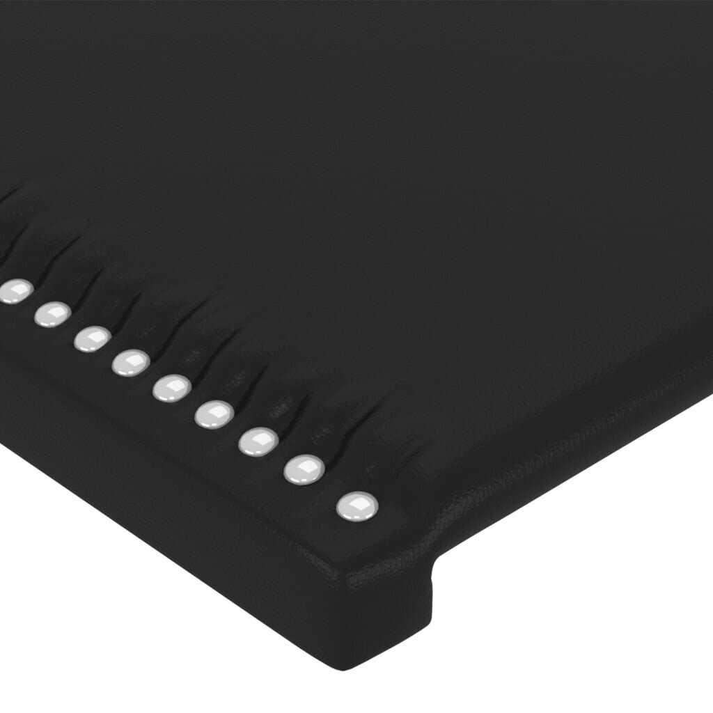 vidaXL voodipeats servadega, must, 93x23x78/88 cm, kunstnahk hind ja info | Voodid | kaup24.ee