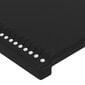 vidaXL voodipeats servadega, must, 163x16x118/128 cm, kunstnahk hind ja info | Voodid | kaup24.ee