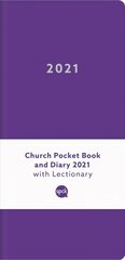 Church Pocket Book and Diary 2021 Purple цена и информация | Духовная литература | kaup24.ee