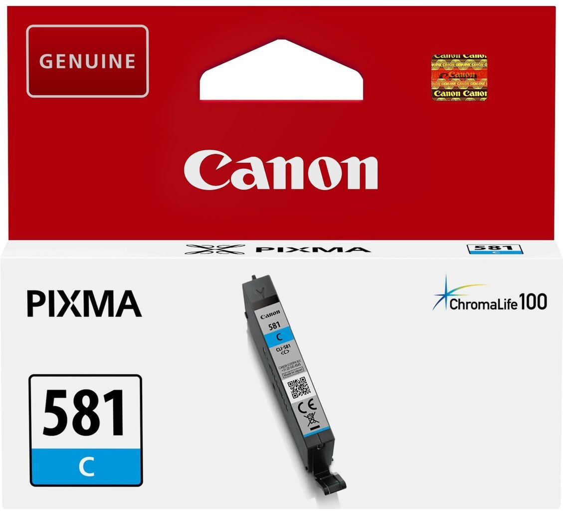 CANON INK CLI-581 C hind ja info | Tindiprinteri kassetid | kaup24.ee