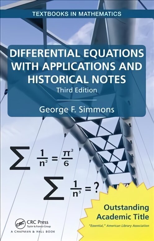 Differential Equations with Applications and Historical Notes 3rd edition hind ja info | Majandusalased raamatud | kaup24.ee