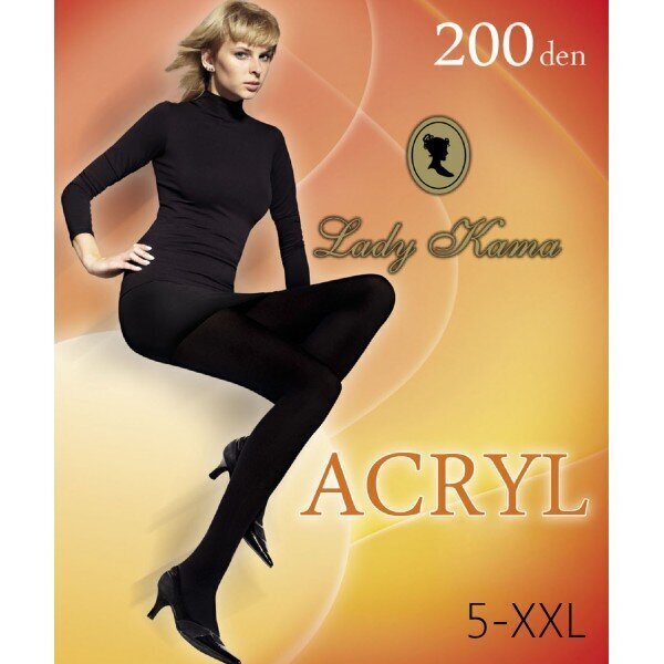 Naiste sukkpüksid Lady Kama 200 Acryl Klara Nero цена и информация | Sukkpüksid | kaup24.ee