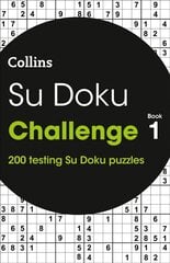 Su Doku Challenge Book 1: 200 Su Doku Puzzles hind ja info | Tervislik eluviis ja toitumine | kaup24.ee