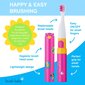 Brush Baby Go-Kidz elektriline hambahari taimeriga - roosa (3+) цена и информация | Elektrilised hambaharjad | kaup24.ee