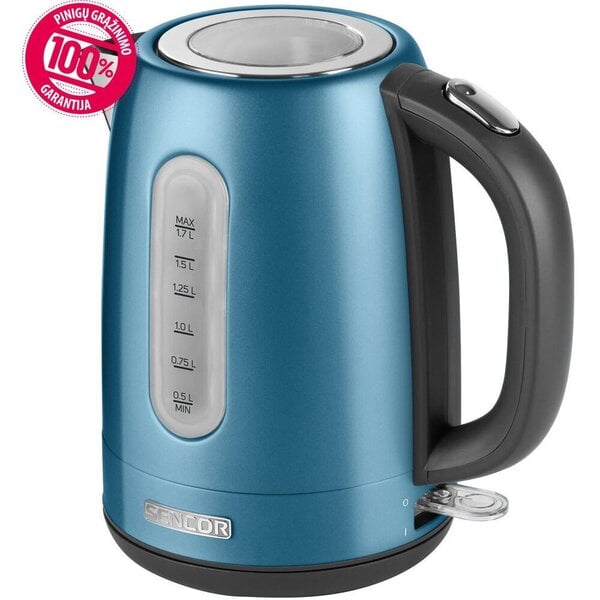 Sencor SWK1772BL Stainless Electric Kettle, 1.7L, Blue 