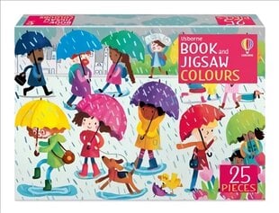Book and Jigsaw Colours цена и информация | Книги для малышей | kaup24.ee