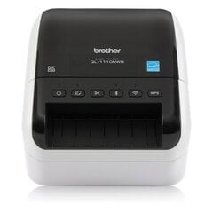 Brother QL-1110NWB Mono, Thermal,  Label Printer, Wi-Fi, White цена и информация | Принтеры | kaup24.ee