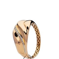 Золотое кольцо для женщин с цирконием цена и информация | Кольца | kaup24.ee