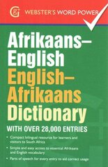 Afrikaans-English, English-Afrikaans Dictionary: With Over 28,000 Entries цена и информация | Пособия по изучению иностранных языков | kaup24.ee