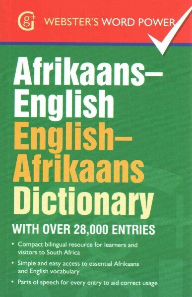 afrikaani-inglise, inglise-afrikaani sõnaraamat: üle 28 000 kirjega цена и информация | Võõrkeele õppematerjalid | kaup24.ee