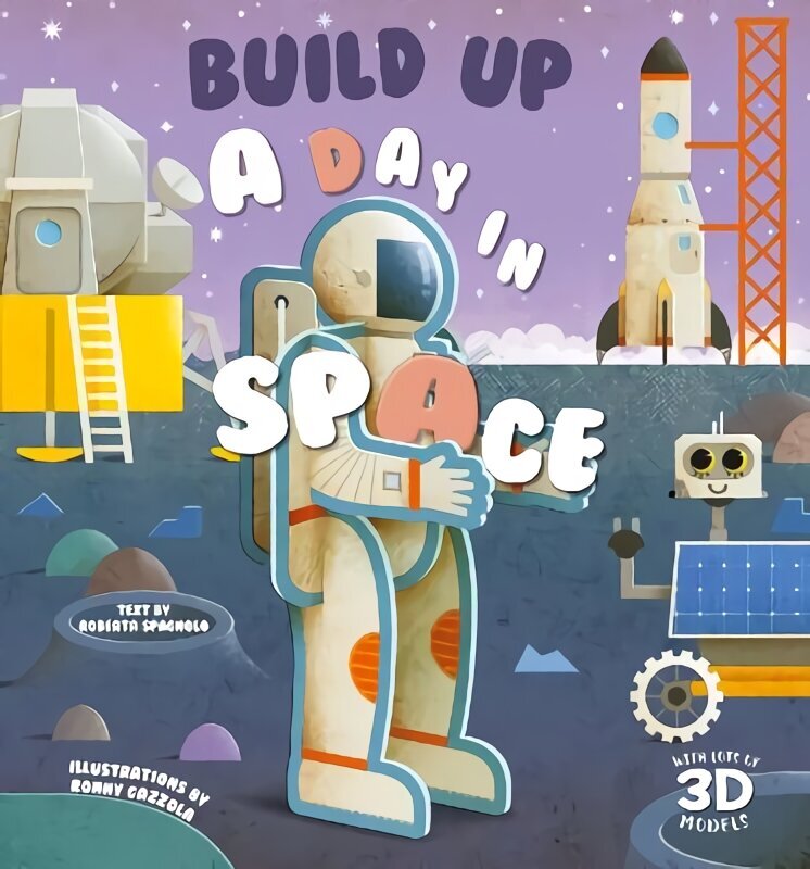 Build Up A Day in Space цена и информация | Väikelaste raamatud | kaup24.ee