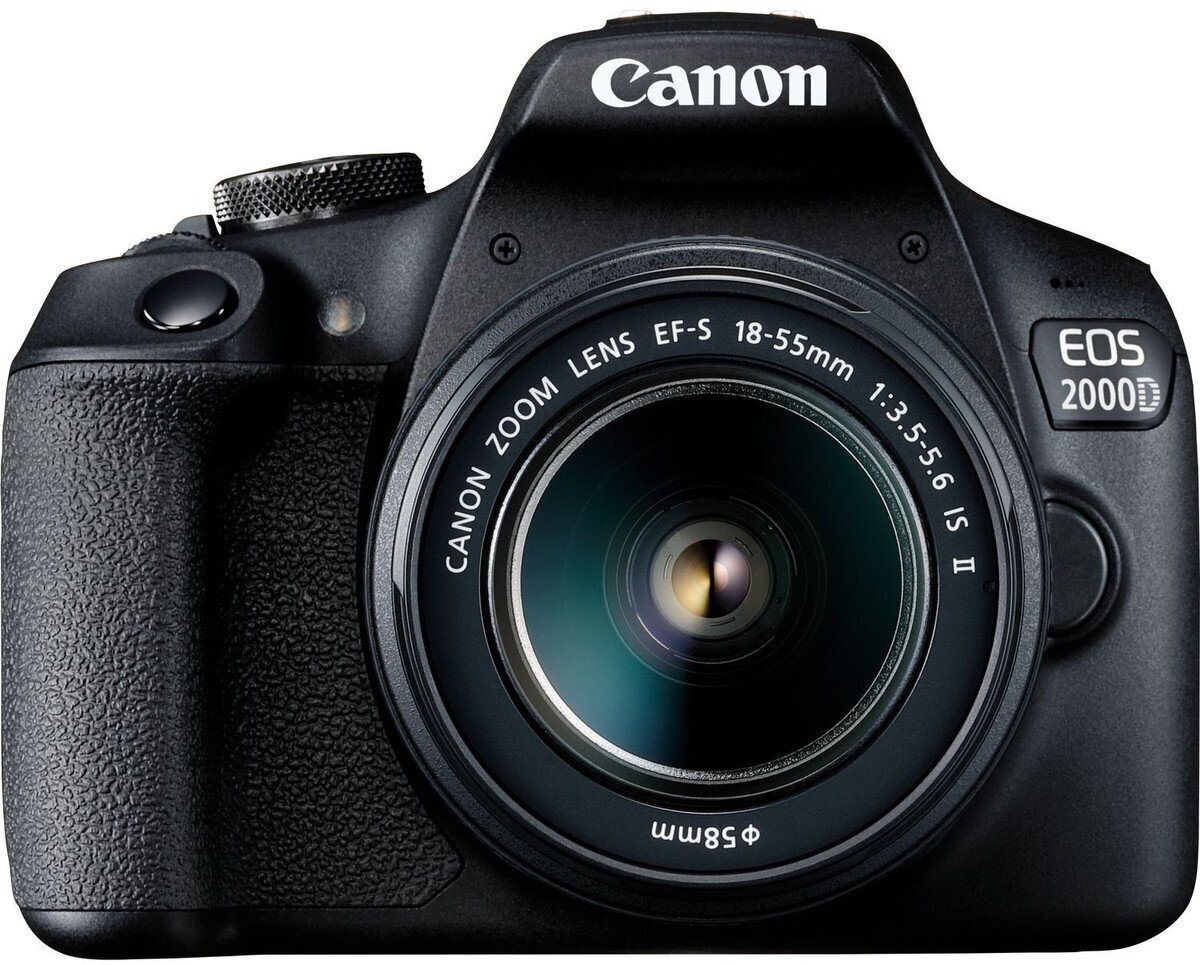 Canon EOS 2000D + 18-55mm IS II Kit цена и информация | Fotoaparaadid | kaup24.ee