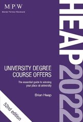 HEAP 2022: University Degree Course Offers 52nd Revised edition hind ja info | Eneseabiraamatud | kaup24.ee