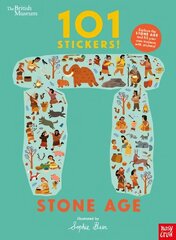 British Museum: 101 Stickers! Stone Age hind ja info | Väikelaste raamatud | kaup24.ee