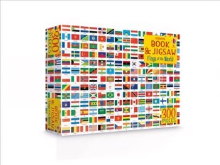 Usborne Book and Jigsaw Flags of the World hind ja info | Väikelaste raamatud | kaup24.ee