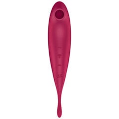 Stimulaator ja vibraator Satisfyer Twirling Pro+ Air Pulse, punane цена и информация | Вибраторы | kaup24.ee