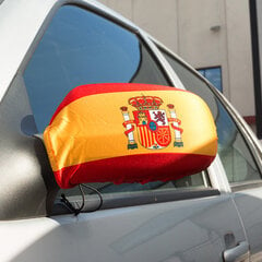 Накладки на зеркала автомобиля Флаг Испании, 2 шт. цена и информация | Дополнительные принадлежности | kaup24.ee