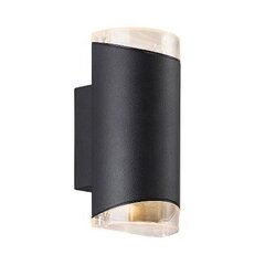 Настенный светильник Nordlux Arn GU10 IP44, черный цена и информация | Уличное освещение | kaup24.ee