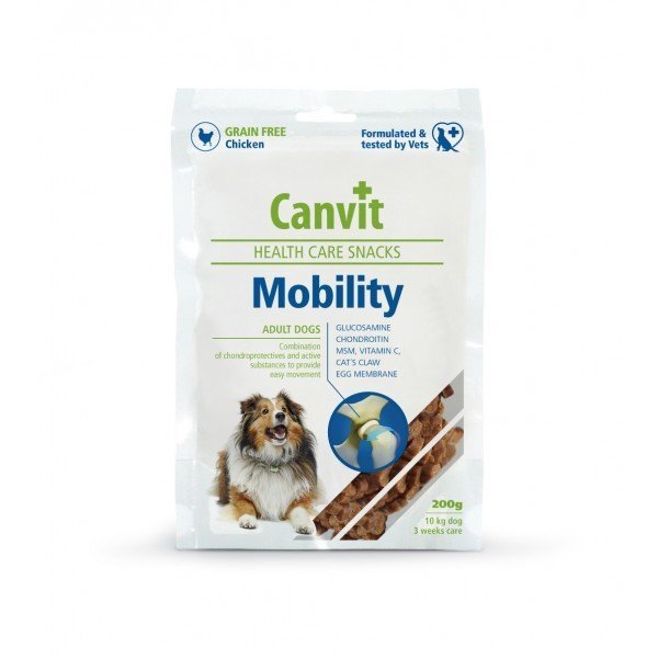 Canvit snack Mobility närimismaius koerale 200g цена и информация | Kuivtoit koertele | kaup24.ee