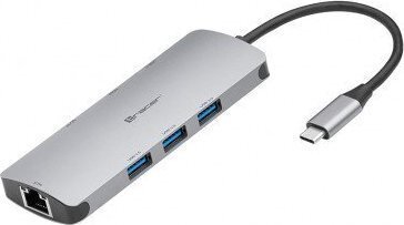 Tracer A-3. USB-C. HDMI 4K. USB 3.0. PDW TRAPOD46998 цена и информация | USB jagajad, adapterid | kaup24.ee