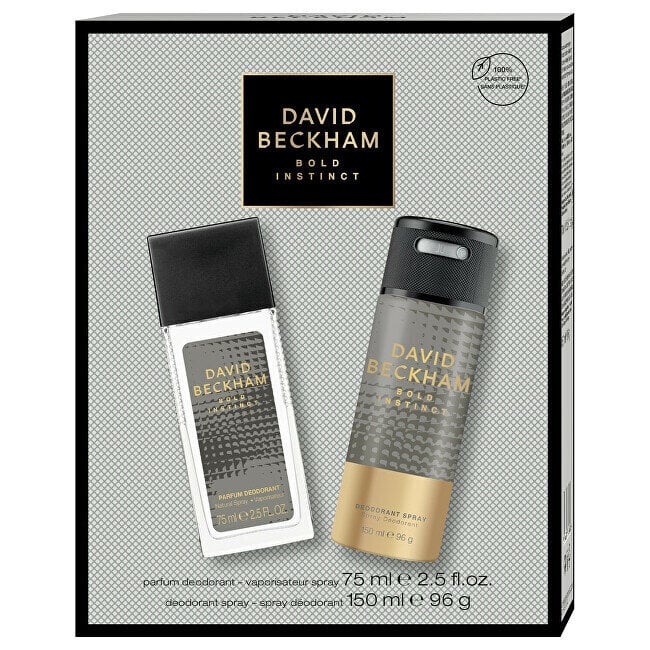 Komplekt meestele David Beckham Bold Instinct: lõhnastatud deodorant 75 ml + pihustatav deodorant 150 ml цена и информация | Lõhnastatud kosmeetika meestele | kaup24.ee