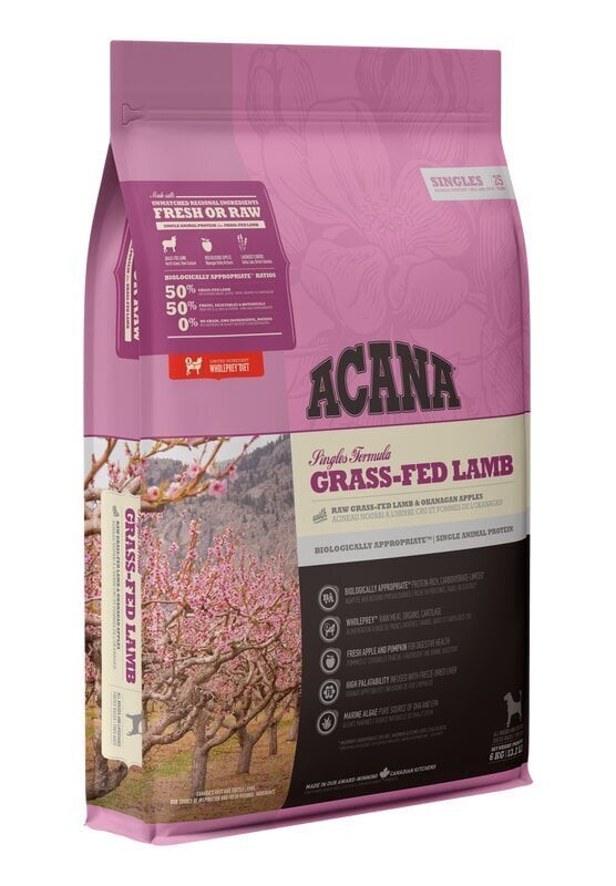 Kuivtoit koertele Acana Grass-Fed Lamb, 2 kg hind ja info | Kuivtoit koertele | kaup24.ee