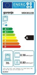 Gorenje MEK301​1SB hind ja info | Elektripliidid | kaup24.ee