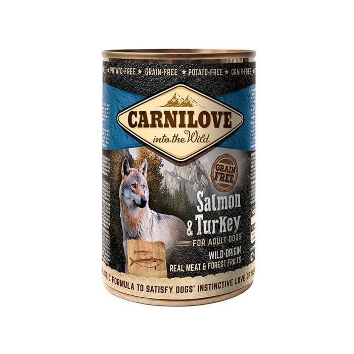 Carnilove Salmon & Turkey konserv koertele 400g hind ja info | Konservid koertele | kaup24.ee