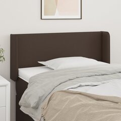 vidaXL voodipeats servadega, pruun, 83x16x78/88 cm, kunstnahk hind ja info | Voodid | kaup24.ee